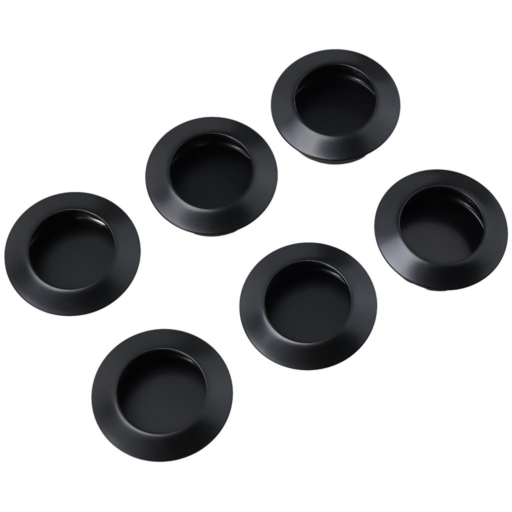 2025 Türgriff Schiebetür Schlichtes Aussehen Edelstahl 41*10mm 6 Stück Abgeschrägt Schwarz Schrank Für Langzeitgebrauch