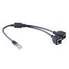 Ethernet-Splitter RJ45 1 Stecker auf 2 Buchsen Ethernet-Splitter-Adapterkabel für LAN-Ethernet-Verlängerungskabel 35 cm