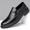 2025 High Quality Men Business Shoes Italian Handmade Shoes Genuine Leather Loafers Slip-ons Men Casual Footwear