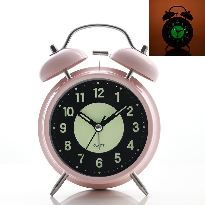 Super høyt metallklokkevekkerklokke for tunge sviller - Student- og barnerom Essensiell mekanisk urvibrering