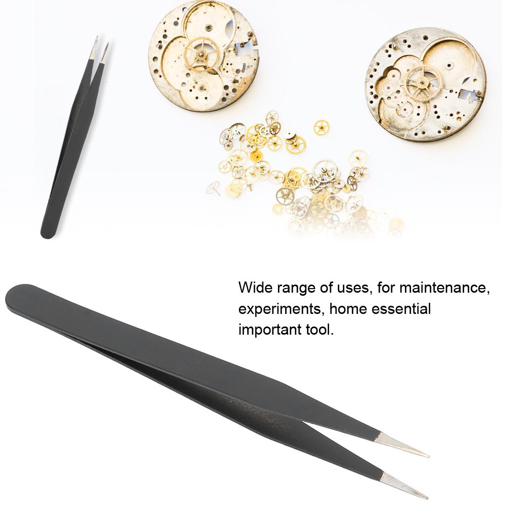 Zestaw 10 szt. Pęsety ze stali nierdzewnej antystatyczne o wysokiej precyzji narzędzie do napraw domowych