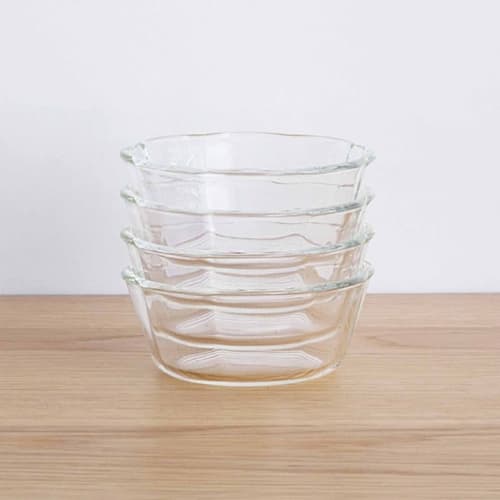 HARIO Made in Japan Heat-resistant Glass Sweets Bowl 300ml BUONO kitchen SWB-30-BK Clear