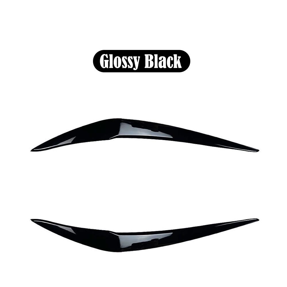 2PCS Headlight Eyebrows Eyelids For BMW F20 F21 1 Series 116D 118I 120I 120D M140I 2015-2018 Front  Headlamp Eye Lid  Cover