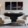 Sports Car Starting Grid Painting Calligraphy 3PCS Canvas Art Poster Set Home Decor for Living Room Bedroom Office Decoration