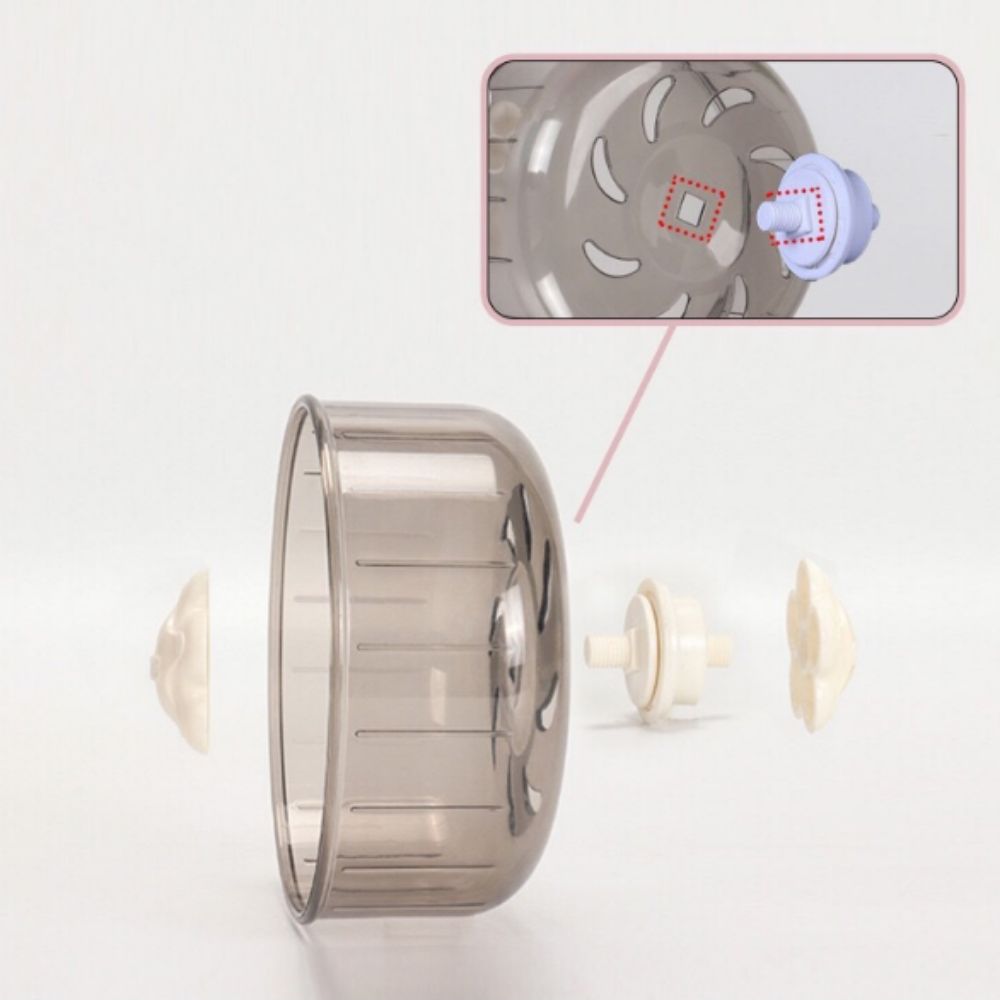 Silent Hamster Running Wheel 13cm Rat Roller Treadmill Hamster Exercise Wheel for Pet Cage