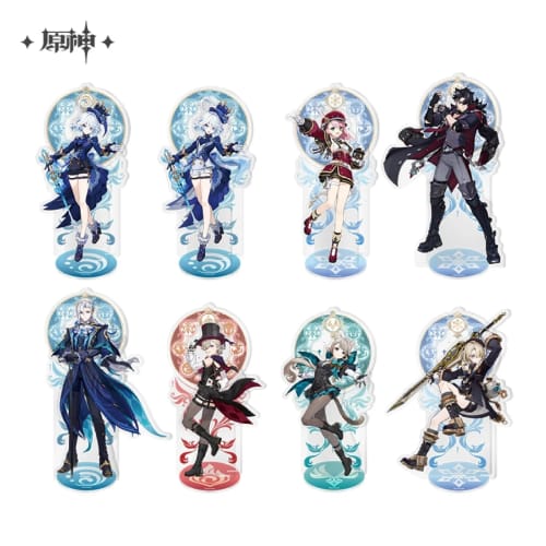 Genshin Impact Fontaine Series Acrylic Stand Neuvillette Anime Accessories Genshin Impact Official Merchandise