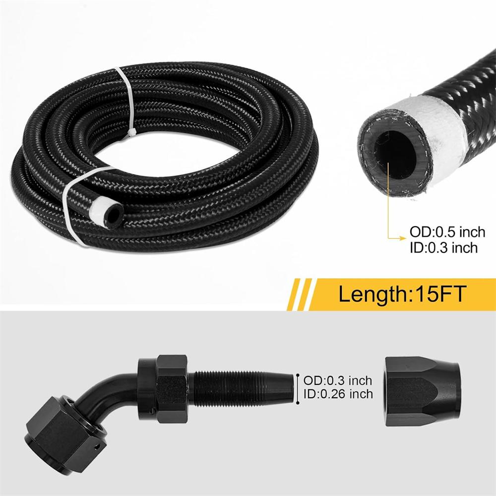 Automatic Transmission Cooler Lines  Kit for 4L60E & 4L65E AN6
