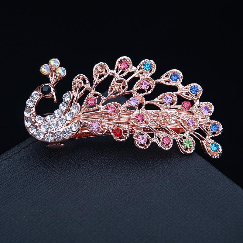 Hair Accessories Rhinestone Bow Hair Clip, Adult Pearl Horizontal Clip, Ponytail Clip, Top Clip, Spring Clip, Small Pearl Hair Clip