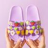 Sommer Kinder PVC Cartoon Kinder Slipper süße Home Haus Schuhe Regenbogen Familie Sandalen Kleinkind Hausschuhe