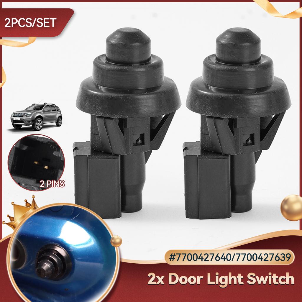 2 Stück 7700427640 Auto Innen Tür Innenraumleuchte Sensor Schalter Für Renault Megane Scenic Clio II Dacia Duster Logan 7700427639