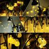 Solar Fairy Lights Outdoor Warm White 8 Modes IP65 Waterproof Crystal Ball String Light for Garden, Patio, Yard, Party, Wedding