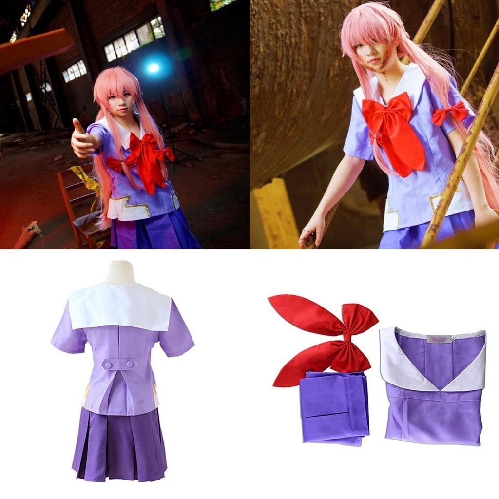 Stunningly Crafted Future Diary Gasai Yuno Costume Outfit With Exquisite Workmanship