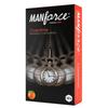 Manforce Overtime Orange Flavoured Condoms for Men| 3-in-1 Ribbed, Contoured, & Dotted for Extra Stimulation| Lubricated Latex Condoms| 10pcs X P