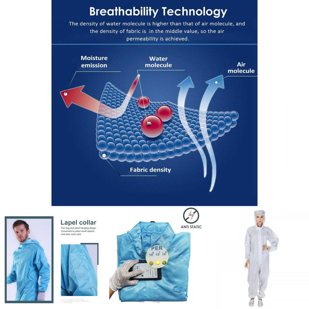 Luxurious Reusable Protective Overalls Suit With Enhanced Splashproof Isolation