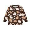 Children's Set - Printed Cartoon Two-Piece Outfit Set For Boys And Girls