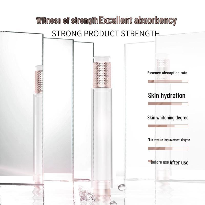 10ml Mikrokristalliner Stift für flüssige Essenz mit herausdrückbarem Applikator und Lifting-Führungskopf