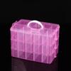 3 Tiers Transparent Plastic Makeup Organizer Jewelry Storage Box Removable Storage Case Toys Organizer Finishing Box