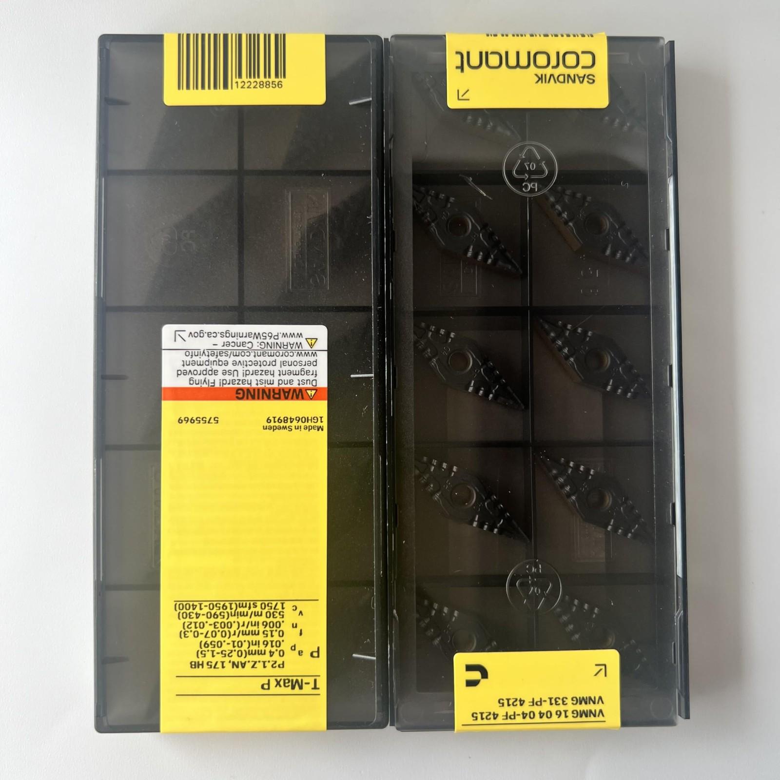 

SANDVIK / VNMG160404-PF 4215 / Original Swedish hard alloy blade 10 Pcs