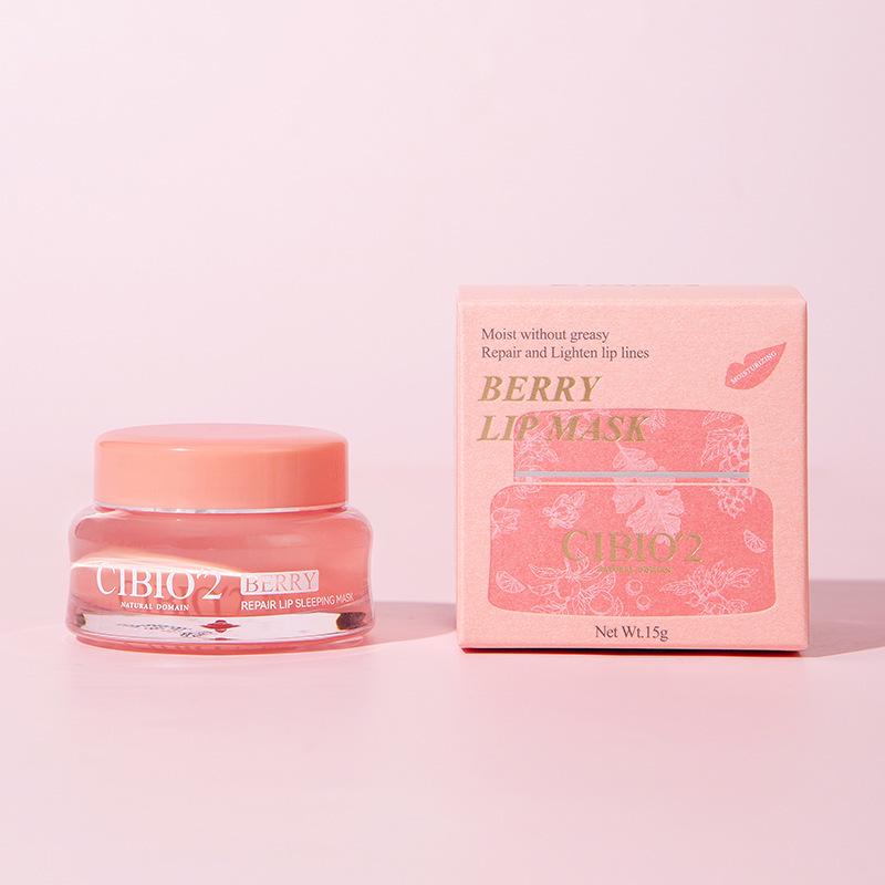 

CIBIO 2 Thai Berry Sleep Lip Mask: Reduces Lip Lines, Hydrates, Moisturizes, Nourishes, Exfoliates