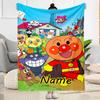 Anpanman Adventure Begins Blanket Durable Comfort Perfect for Couch Livingroom Sofa for All Seasons Digital Print Gift for Travel Home Birthdays