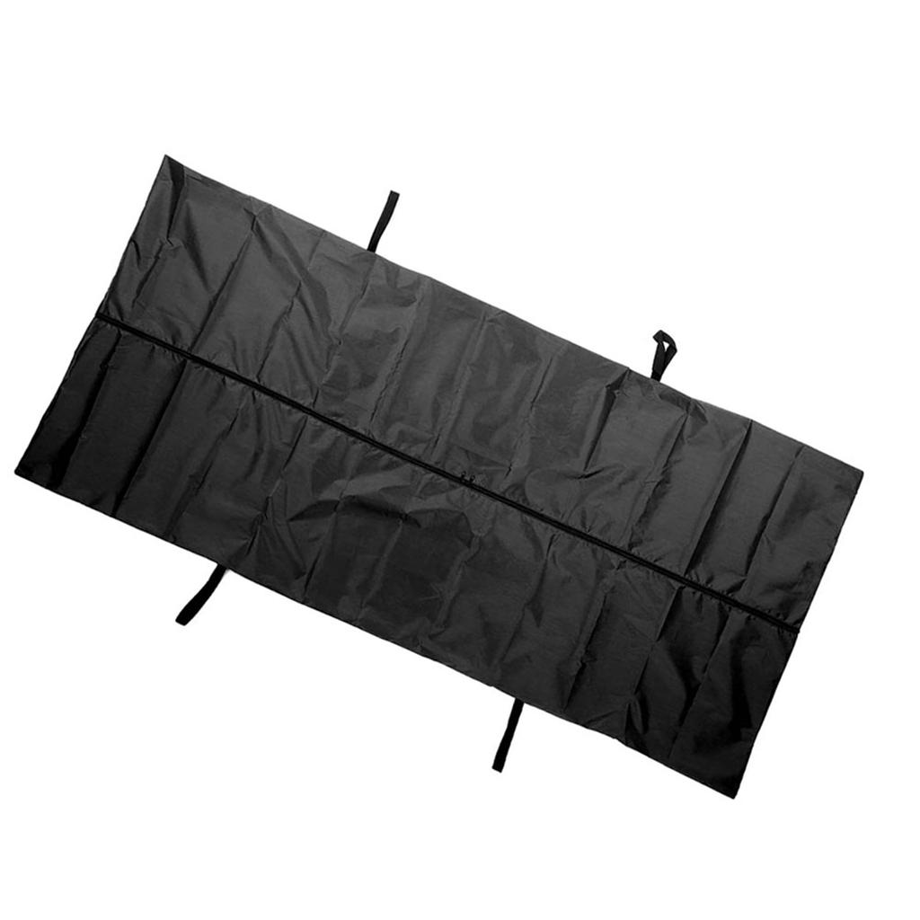 Cadaver Bag Leakage Proof 210D Waterproof Body Storage Bag Corpse Bag Funeral Supplies(Black )