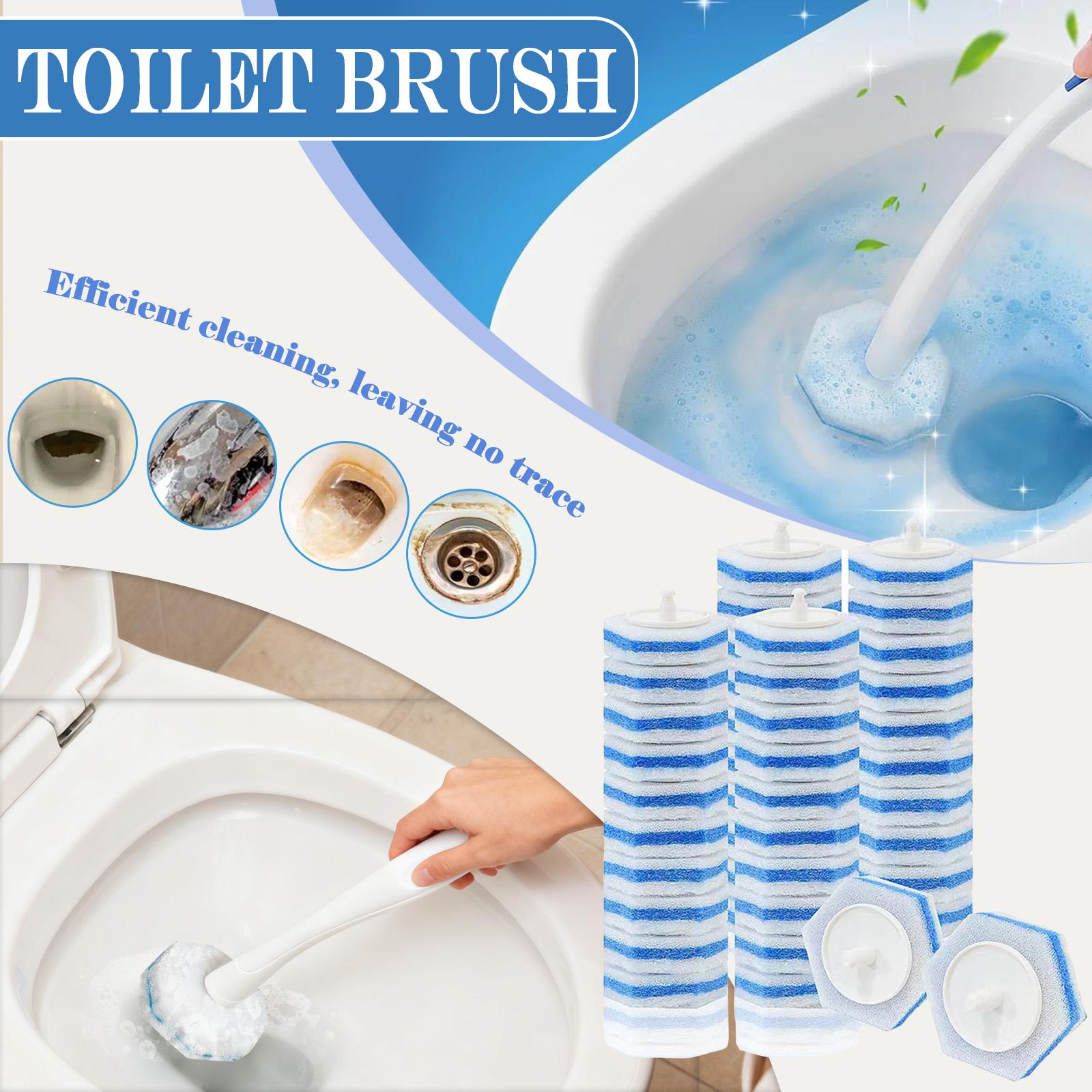 

64 Count Wand Refills For Wand, 5X Cleaning Power Bowl Cleaners With Exclusive , High-Density Disposable Brush - No One Size