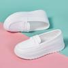Healthcare workers work shoes summer nurse women's shoes soft sole not tired feet single shoes women's platform white shoes