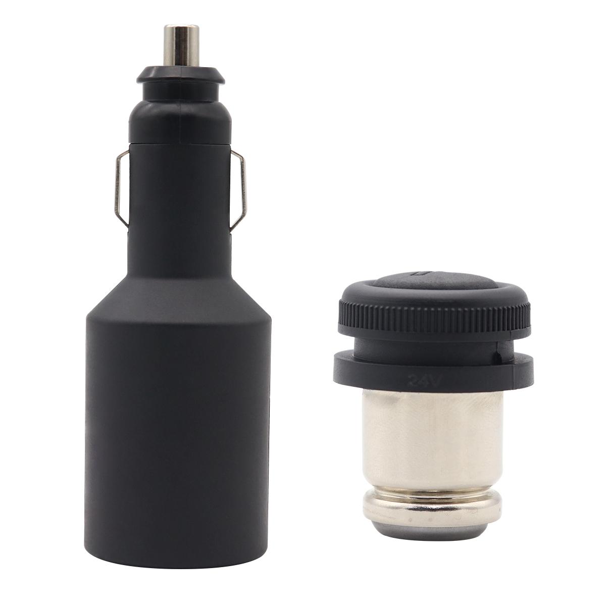 

Переходник для прикуривателя (Не может быть вставлен в прикуриватель) с прикуривателем 24 В или 12 В