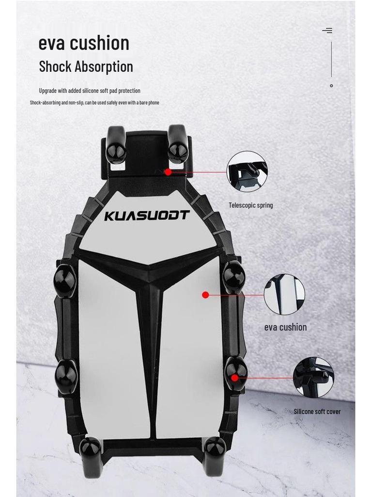 Motorrad/Fahrrad Wasserdichte Stoßfeste Handyhalterung mit Sonnenschutz für Navigation