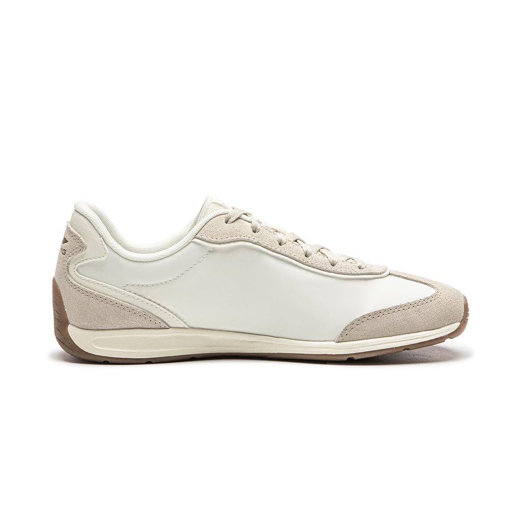 Li Ning Slip Resistant, Abrasion Resistant, Lightweight Low Top Casual Shoes Women's Ecru AGCW368-4