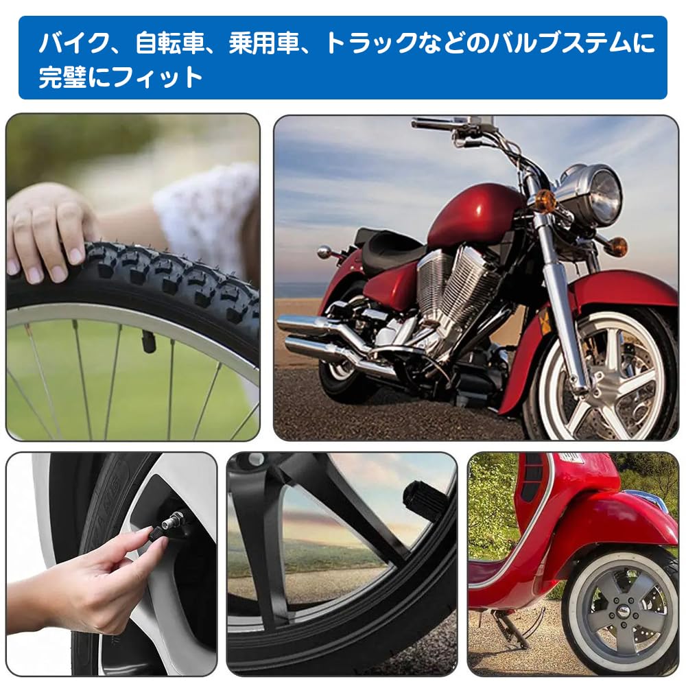 Samcos Luftventilkork, Pakke med 12, Dekk, Luft, Bil Dekkventilkork, Støv