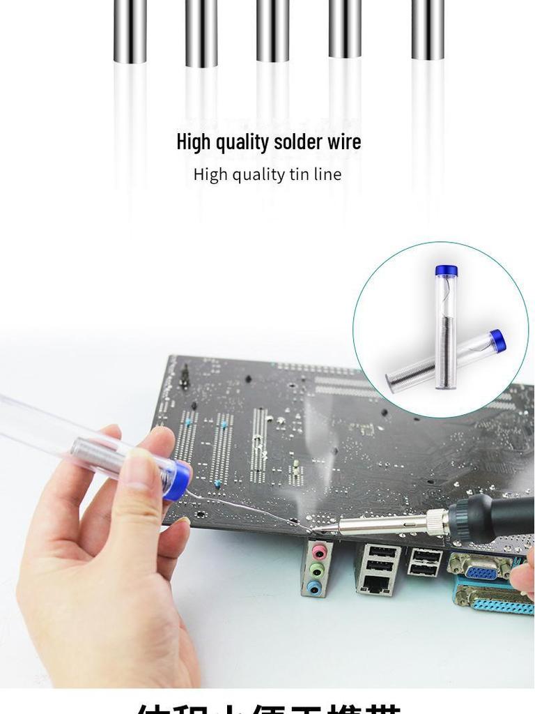 15-teiliges elektrisches Lötkolbenset mit einstellbarer Temperatur für Studenten