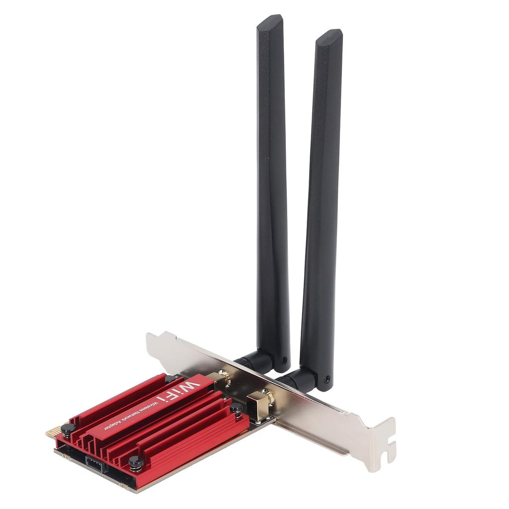 WiFi6 Wireless Network Card 1800Mbps Dual Band Desktop Gigabit Network Card Bluetooth5.2 PCIE Wireless Adapter for