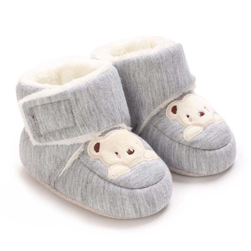 Winter Warm Cotton Baby Shoes for Boys & Girls (Prewalker, 0-1 Year)