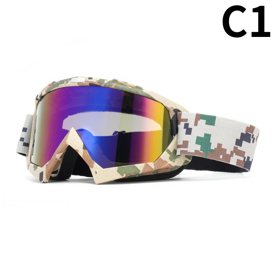 Motorcycle Off-road Goggles Outdoor Riding Sports Glasses Ski Goggles Windproof Locomotive Goggles