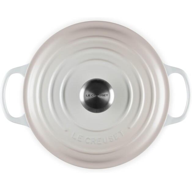 Жаровня Le Creuset Signature круглая 24 см безе 4,2 л (21177247164430)