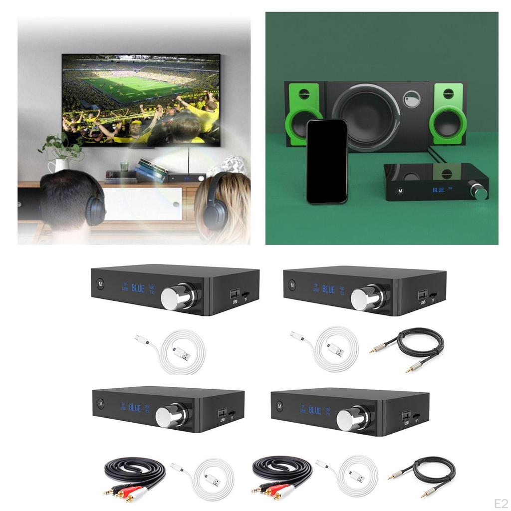 And Receiver, with 5, AUX//Optical Connection for TV Home Stereo System