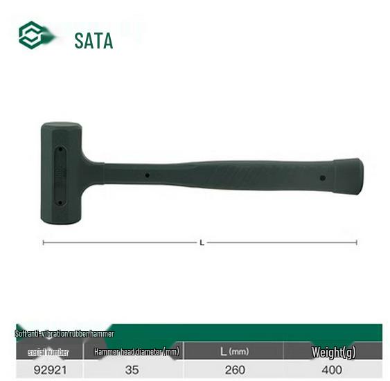 SATA Tools Антивибрационный резиновый молоток - Без отдачи (Модели 92901-92904)