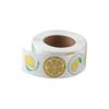 Small Business Cute Fruit Self Adhesive Label Lemon Stickers Stickers Roll
