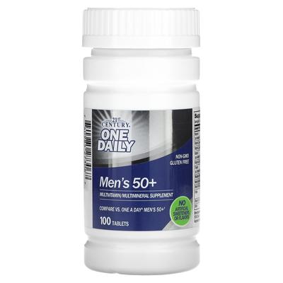 One Daily, for Men Over 50, Multivitamin Multimineral, 100 Tablets