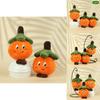 Charming Soft Persimmon Plush Toy Keychain Vibrant Orange Color Perfect For Kids' Bags