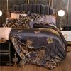 4pcs/set  Luxurious and Comfortable Bedding Set  Soft Silk Duvet Cover  Bed Sheet Pillowcase Set