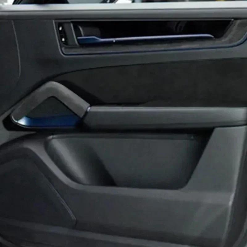 500cm/300cm/100cm*50cm Black Color Self Adhesive Suede Fabric Sticky Velvet Leather Fabrics for DIY Car Interior Decor 0.6mm