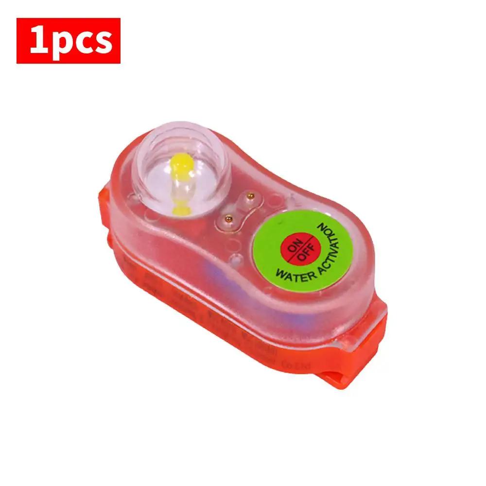 1-10 PCS Surfing Life Jacket Light LED Lithium Position Indicator Self-Lighting Life Saving Swimming Warning Lamp Attract Safet