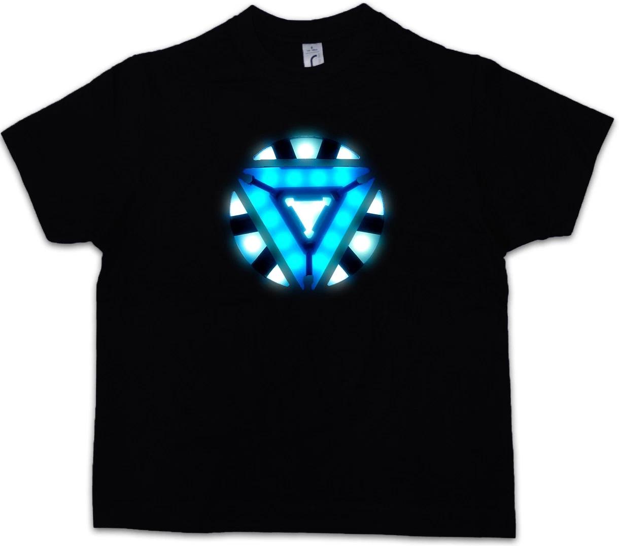 ARC REACTOR III Kids Boys T-Shirt Iron Avengers Tony Stark Man Industries- 150