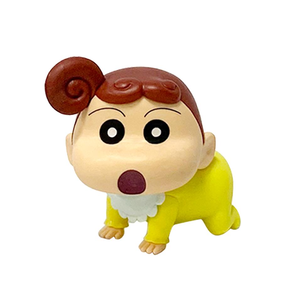 

8Pcs Crayon Shin-chan Funny Kasukabe Defense Force Figure Model Nohara Shinnosuke Himawari Cartoon Desktop Ornaments Toys Gifts