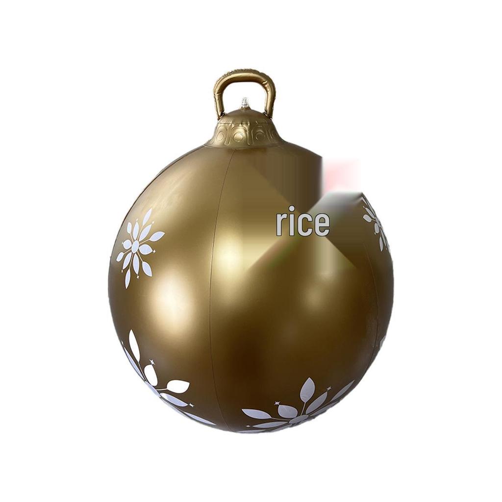 Eco-friendly PVC Inflatable Christmas Ball for Indoor & Outdoor Festive Decoration