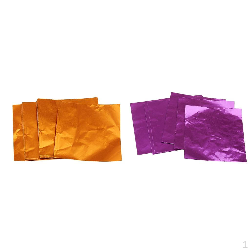 

200 шт. Алюминиевая фольга Обертки для конфет и шоколада Бумага для сладостей Свадебный декор