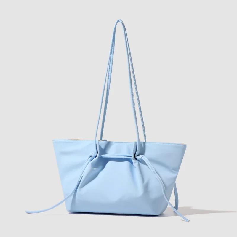 New Large Capacity Solid Oxford Shoulder Bags Temperament Commuting Casual Totes Bags 2026 Hot Sale Summer Sweet Bags for Women