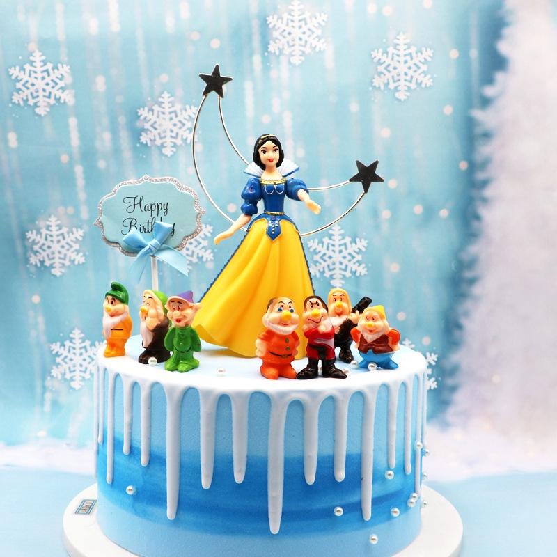 Enchanting Snow White And The Seven Dwarfs Figures 8pcs Set For Kids And Fans